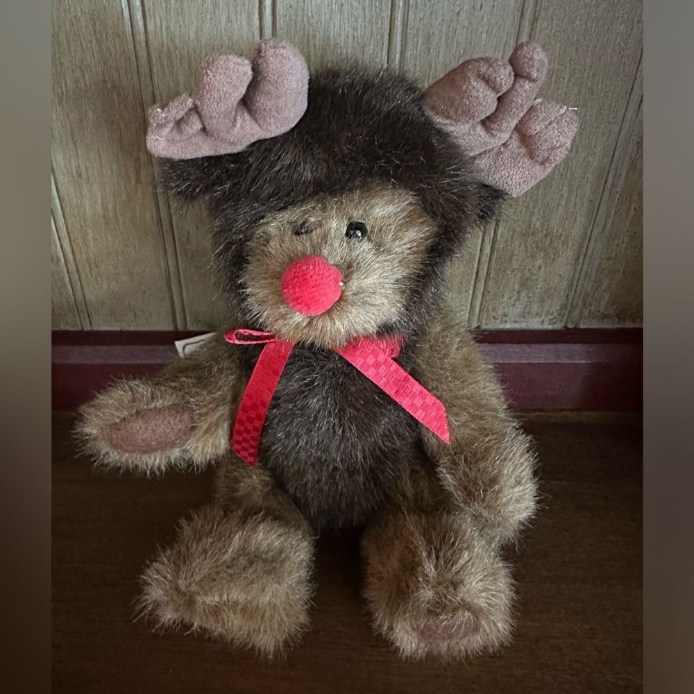 Boyds Bears MATTHEW Reindeer Rudolph Jointed Retired Collectible